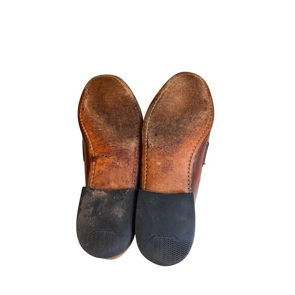 Allen Edmonds Maxfield Tassel Loafers Brown 9